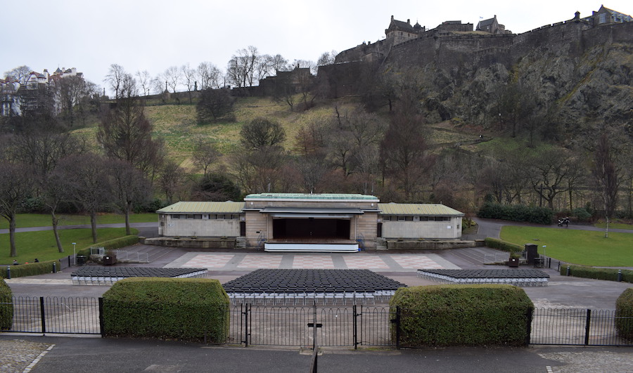 Open Air Theatre Princes Street Gardens